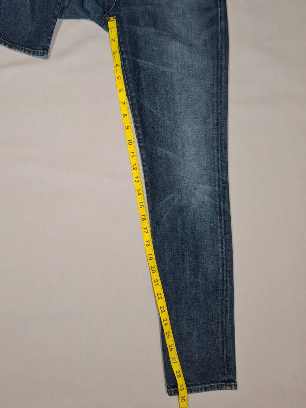 7 For All Mankind Gwenevere Skinny Jeans Womens Blue Stretch Made USA | Size 29 - Picture 10 of 14